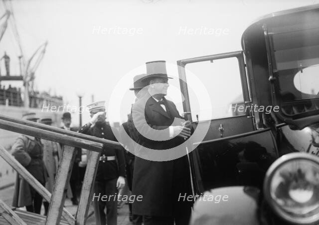 Daniels, Josephus, Secretary of The Navy, 1913-1921. Allied Commission, 1917. Creator: Harris & Ewing.