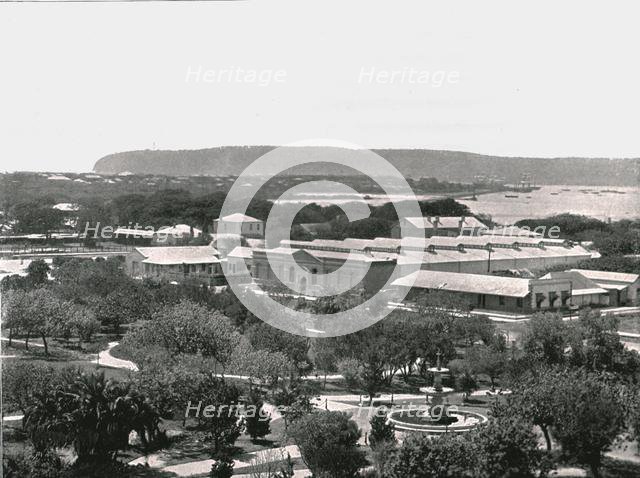 View from the Town Hall, Durban, South Africa, 1895.  Creator: William Laws Caney.