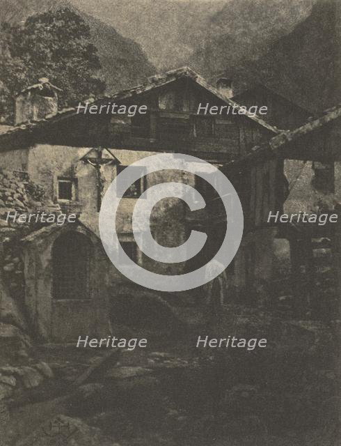 Camera Work: A Village Corner, 1906. Creator: Professor Hans Watzek.