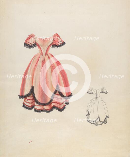 Dress, c. 1937. Creator: Ray Price.