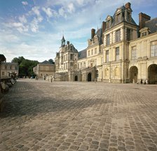 Cour du Cheval Blanc, 16th century. Artist: Unknown