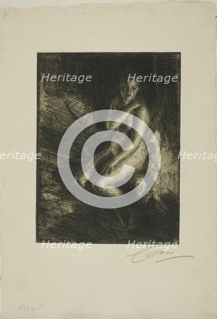 Berit, 1905. Creator: Anders Leonard Zorn.