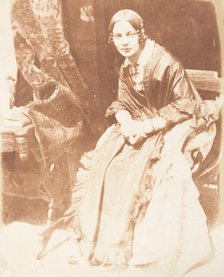 Lady Elizabeth Eastlake [?], 1843-47. Creators: David Octavius Hill, Robert Adamson, Hill & Adamson.