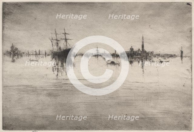 Nocturne, 1879-1880. Creator: James McNeill Whistler (American, 1834-1903).