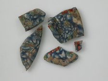 Glass Fragments from a Vessel, Coptic, 4th-early 5th century. Creator: Unknown.