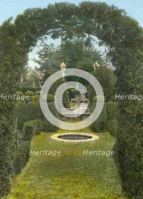 "Andorra," William Warner Harper house, Wyndmoor, Pennsylvania, 1919. Creator: Frances Benjamin Johnston.