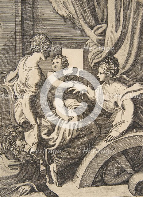 The mystic marriage of Saint Catherine, ca. 1560-1600., ca. 1560-1600. Creator: Anon.