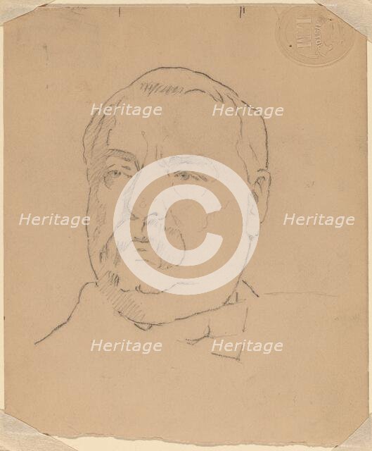 Grover Cleveland [recto]. Creator: Eastman Johnson.