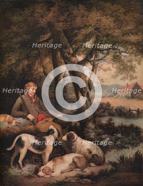 'The Weary Sportsman', c1803. Artists: George Morland, William Bond.