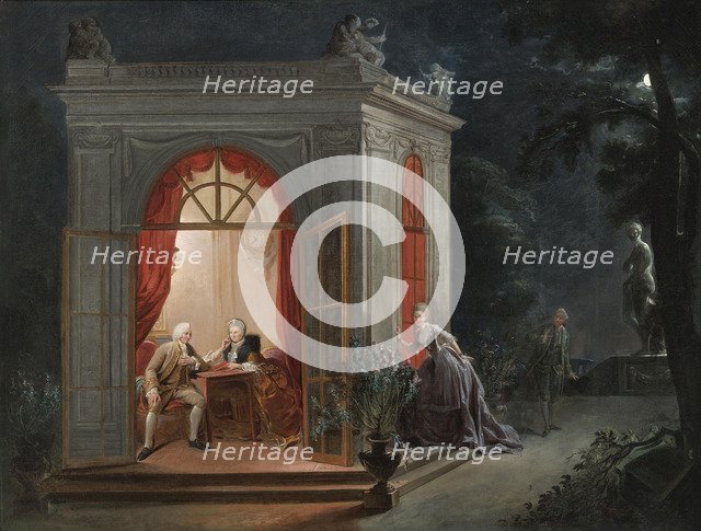 The Marriage Contract. Artist: Gautier Dagoty, Jean-Baptiste André (1740-1786)