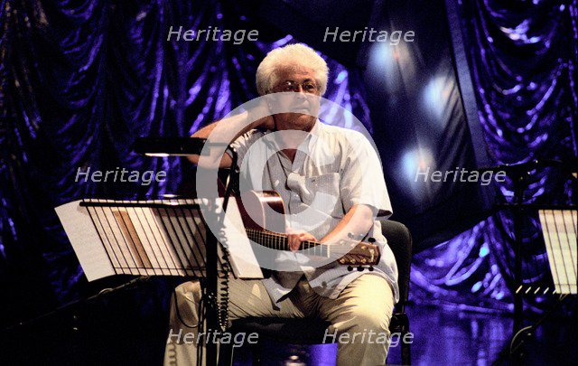 Larry Coryell, Brecon Jazz Festival, August 2004. Artist: Brian O'Connor.