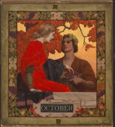 October (cover illustration for Harper's Magazine), 1903. Creator: William Clarke Rice.