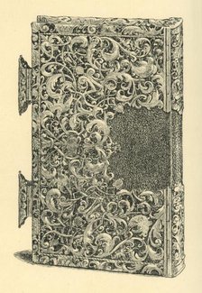 Silver gilt book cover, (1881). Creator: W Jones.