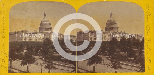 The U.S. Capitol, 1871-1881. Creator: J F Jarvis.