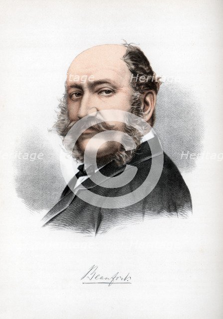 Henry Somerset, 8th Duke of Beaufort, British peer, soldier and politician, c1890.Artist: Cassell, Petter & Galpin