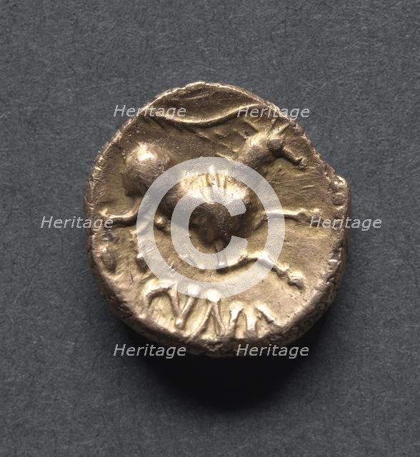 Cunobeline Quarter Stater (reverse), c. 10-40 A.D.. Creator: Unknown.