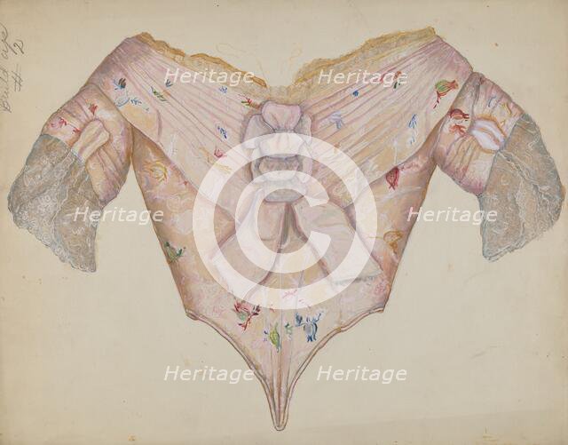 Bodice, c. 1937. Creator: Edna C. Rex.