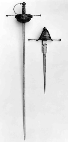 Cup-Hilted Rapier, Italian, possibly Naples, ca. 1650-75. Creator: Unknown.