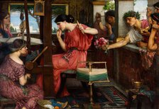 Penelope and the Suitors, 1911-1912. Creator: John William Waterhouse.