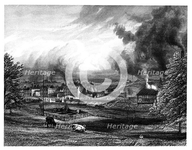 Wedgwood factory, Etruria, Hanley, Staffordshire, England. Artist: Unknown