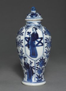 Jar with Cover, 19th Century. Creator: Unknown.