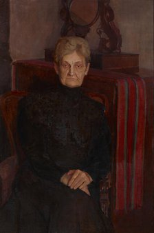 Portrait of Mother, 1909. Creator: Jerzy Karszniewicz.