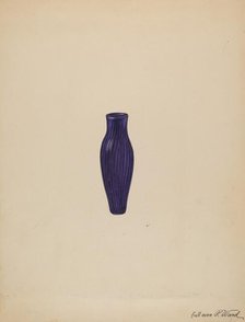 Scent Bottle, 1935/1942. Creator: Paul Ward.