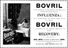 Advertisement for Bovril, 1898. Creator: Unknown.