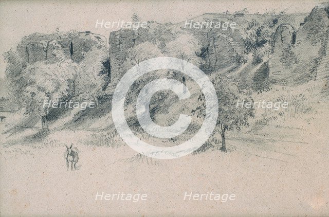 'Landscape', 19th century.  Artist: Alfred Victor de Vigny