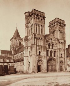 Church of the Trinity, Caen, France, between 1867 and 1870. Creator: Adolphe Braun.
