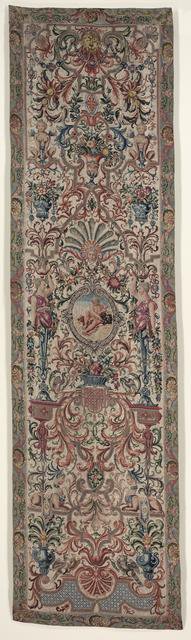 Pair of Needlework Bed Hangings, c. 1690. Creator: Unknown.