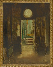 L'Escalier du look-out à Hauteville House. Creator: Georges-Victor Hugo.