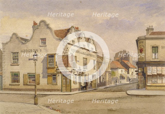 Raven Inn, Battersea, London, 1887.  Artist: John Crowther