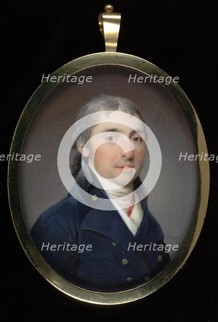 Augustus Fricke, ca. 1795. Creator: Jean Pierre Henri Elouis.