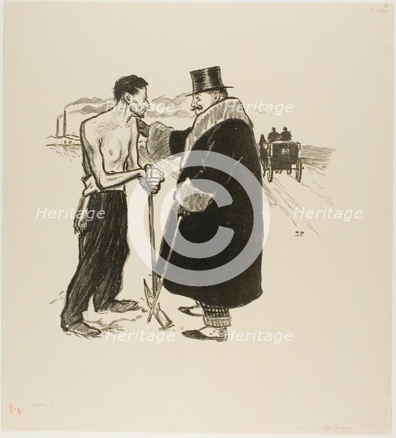 Lent, February 1894. Creator: Theophile Alexandre Steinlen.