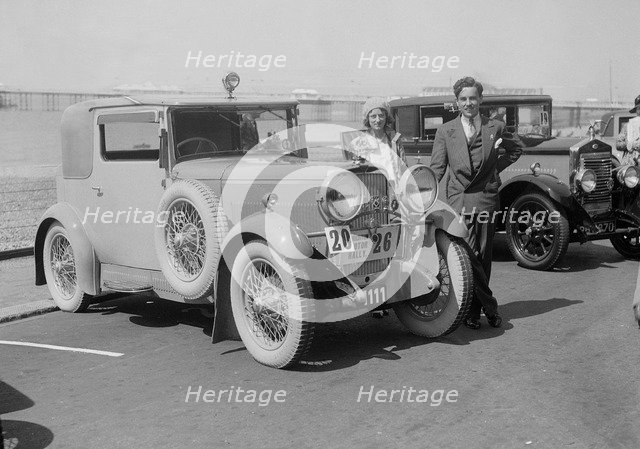 Alvis of Henken Widengren at the B&HMC Brighton Motor Rally, Brighton, Sussex, 1930. Artist: Bill Brunell.