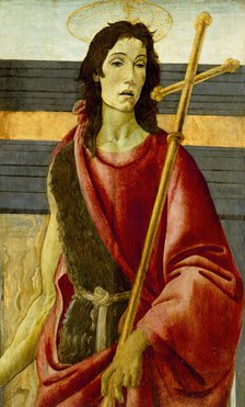 St. John the Baptist, 1485-1489. Creator: Workshop of Sandro Botticelli.