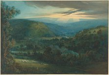 Dawn in the Valleys of Devon, 1832. Creator: William Turner.