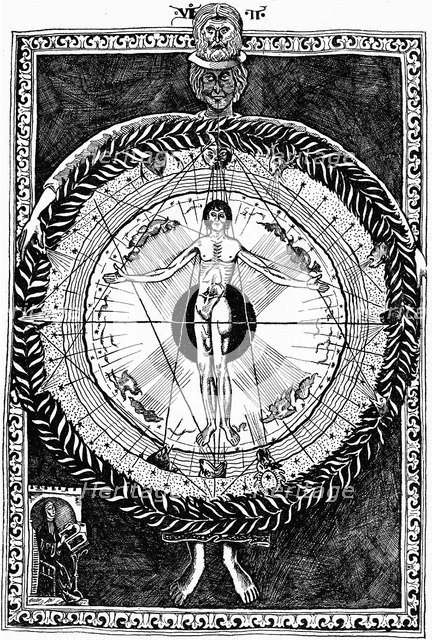 Hildegard of Bingen (1098-1179), German abbess and mystic. Artist: Unknown