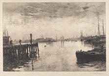 Gloucester Harbor, 1882. Creator: Stephen Parrish.