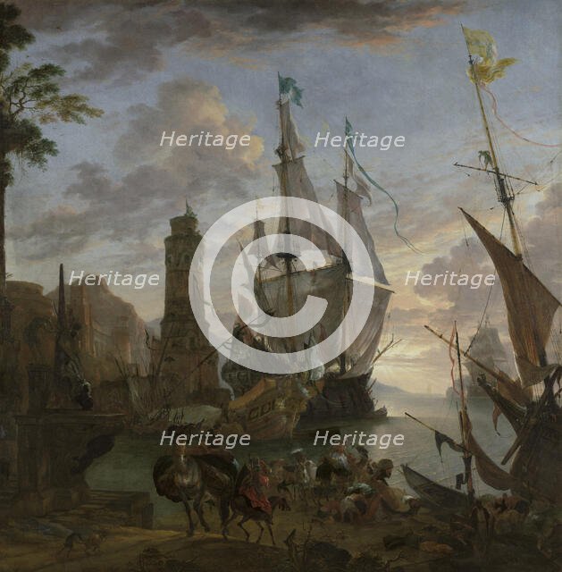 Eastern Seaport, 1675. Creator: Hendrick van Minderhout.