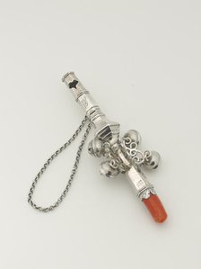 Whistle and Bells with Coral, c. 1722. Creator: Thomas Edwards.
