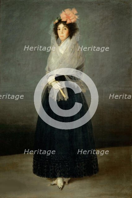 Portrait of the Countess del Carpio, Marquesa de la Solana (1757-1795), ca 1794. Creator: Goya, Francisco, de (1746-1828).