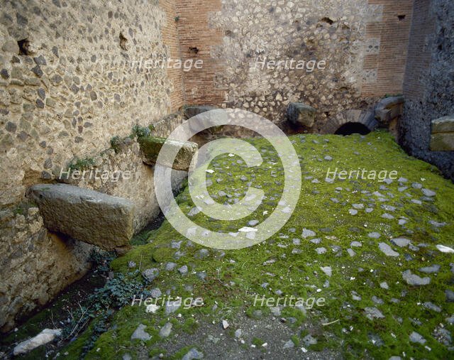 Public latrines, Pompeii, Italy, 2002. Creator: LTL.