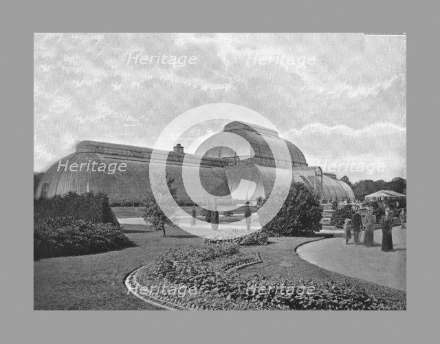 The Great Palm House, Kew Gardens, London, c1900. Artists: Decimus Burton, York & Son.