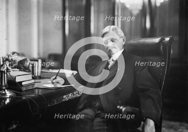 Thomas R. Marshall in office, 1913. Creator: Bain News Service.