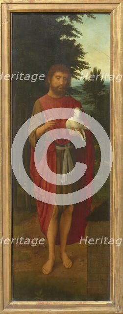 Saint John the Baptist (Wing of a triptych) , 1530s. Creator: Isenbrant, Adriaen (1490-1551).