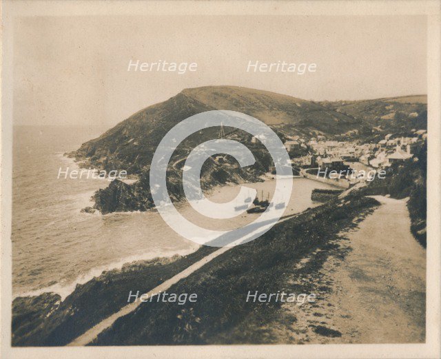 'Polperro from Talland Cliff Path', 1927. Artist: Unknown.