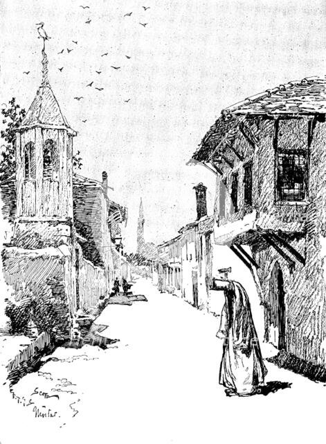 Ten Days in Bosnia: a street in Mostar, 1895. Creator: Unknown.