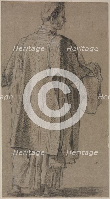Ecclesiastic Seen from Behind, c. 1645/48. Creator: Anonymous.